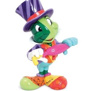 COPY - Romero Britto Disney Jiminy Cricket Mini Figurine 6006087 * NEW *